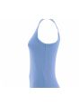Canottiera Elasticizzata Calvin Klein Donna a Costine Giro Collo Tinta Unita