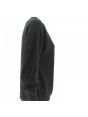 Felpa Nera Garzata Cotone Calvin Klein Donna Girocollo Tinta Unita Logo CK al Centro