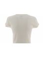 T Shirt Crop a Righe Manica Corta Girocollo Calvin Klein Donna