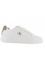 Scarpe Chunky Cupsule Calvin Klein Uomo in Pelle Bianco/Marrone