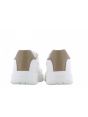 Scarpe Chunky Cupsule Calvin Klein Uomo in Pelle Bianco/Marrone