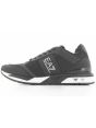 EA7 Emporio Armani Scarpe Running Unomo con Soletta Estraibile Black/Siver/White