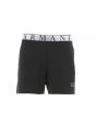 EA7 Emporio Armani Donna Short Natural Ventus7 Tinta Unita con Elastico a Contrasto