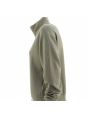 Felpa Garzata Full Zip EA7 Emporio Armani Donna Logo EA7 in Strass