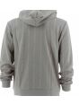 Felpa Garzata Cappuccio Full Zip Multi Logo EA7 Emporio Armani Uomo