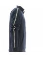 Felpa Garzata Full Zip con Banda Logata EA7 EA7 Emporio Armani Uomo Tinta Unita