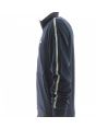 Felpa Garzata Full Zip con Banda Logata EA7 EA7 Emporio Armani Uomo Tinta Unita