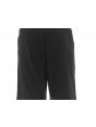 Bermuda Felpa Garzata Uomo EA7 Emporio Armani Nero Tinta Unita Logo EA7