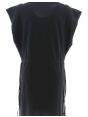 EA7 Emporio Armani Abitino Donna Tinta Unita Nero Elasticizzato Seza Maniche
