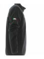 Cortina Olimpiadi 2026 EA7 Emporio Armani Uomo Felpa Pile Mezza Zip Nera