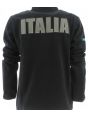 Cortina Olimpiadi 2026 EA7 Emporio Armani Uomo Felpa Pile Mezza Zip Nera