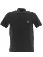 Polo Piquet Manica Corta A|X Armani Exchange Uomo Tinta Unita logo AX Ricamato a 3 Bottoni
