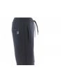 Bermuda in Felpa Garzata A|X Armani Exchange Uomo Tinta Unita Blu con Tashe Laterali