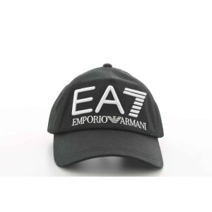 EA7 Emporio Armani Uomo Cappellino Con Visiera Tinta Unita Nero
