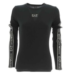 EA7 Emporio Armani Donna T Shirt Manica Lunga Giro Collo