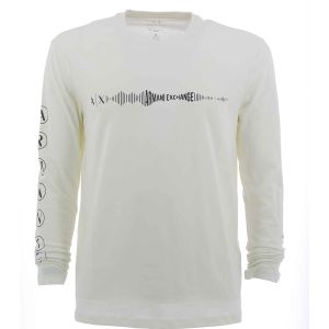 A|X Armani Exchange Uomo T Shirt Manica Lunga Giro Collo