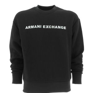 A|X Armani Exchange Uomo Felpa Giro Collo