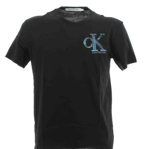 Calvin Klein Uomo T Shirt Manica Corta Giro Collo Regular