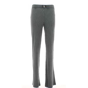 Calvin Klein Donna Pantalone Leggings Elasticizzato Con Fondo Largo