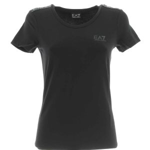 EA7 Emporio Armani Donna T Shirt Manica Corta Giro Collo Elasticizzata
