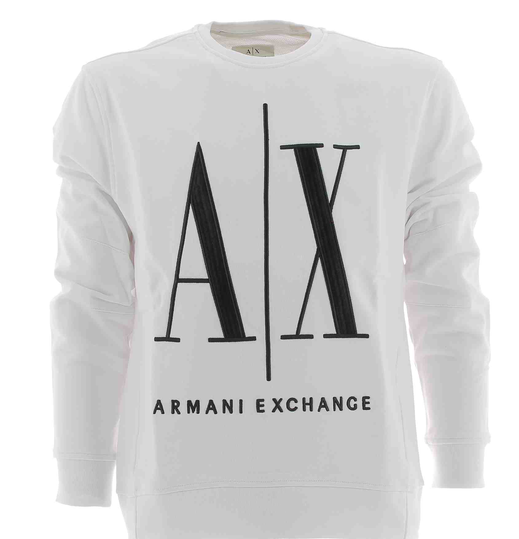 A|X Armani Exchange Uomo Felpa Garzata Girocollo ICON PERIOD 76,90 €