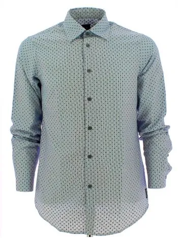 Camicia Fantasia Manica Lunga Regular A|X Armani Exchange Uomo