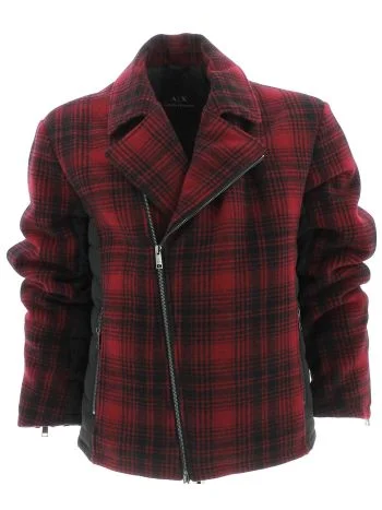 A|X Armani Exchange Uomo Giacca Doppio Petto Corta