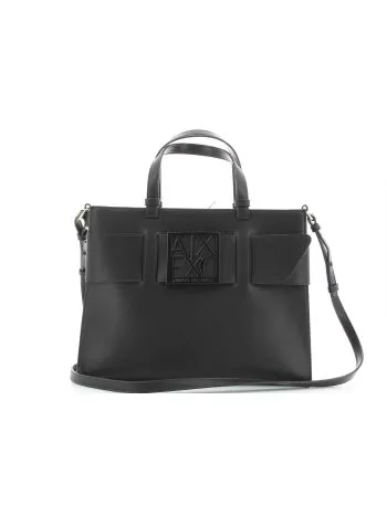 A/X Armani Exchange Donna Borsa Shopper Tinta Unita Con Tracolla