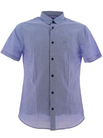 A|X Armani Exchange Uomo Camicia Manica Corta