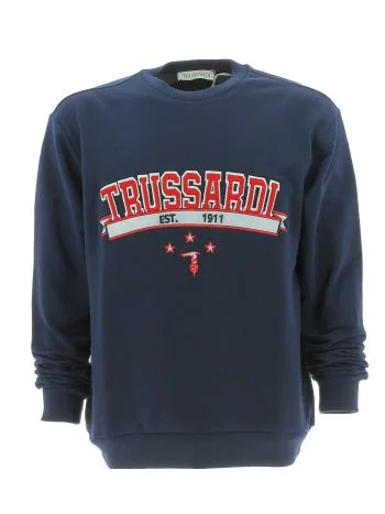 Trussardi Uomo Felpa Giro Collo