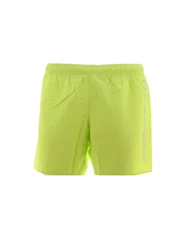 EA7 Emporio Armani Boxer Mare Uomo Tinta Unita Logo EA7 Laterale