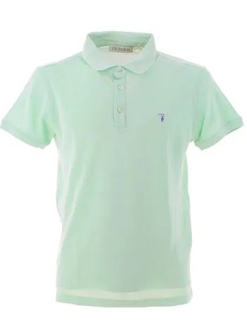 Trussardi Uomo Polo Manica Corta Tinta Unita