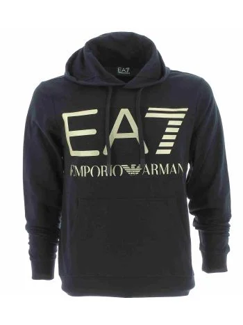 EA7 Emporio Armani Uomo Felpa Cappuccio Chiuso