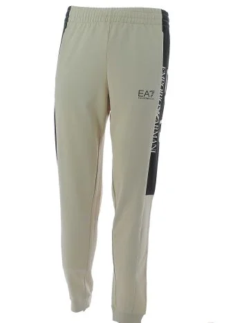EA7 Emporio Armani Uomo Pantalone Felpa Garzata Con Polsino