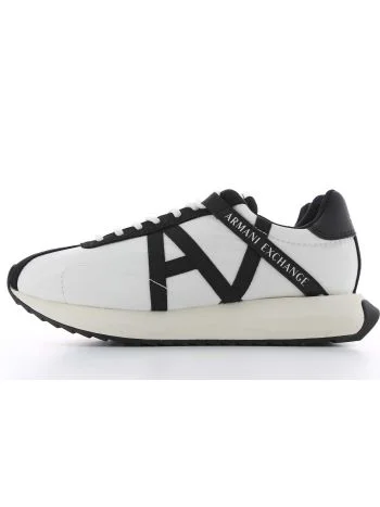 A|X Armani Exchange Uomo Scarpe Running Bianco/Nera Uomo