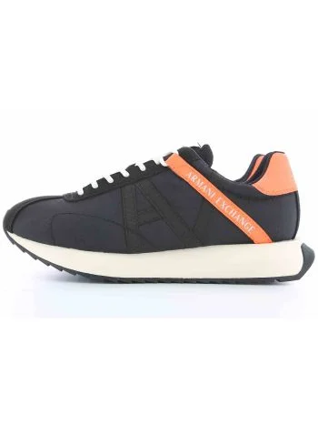 Armani Exchange Uomo Scarpe Running Nero/Bianco/Arancio