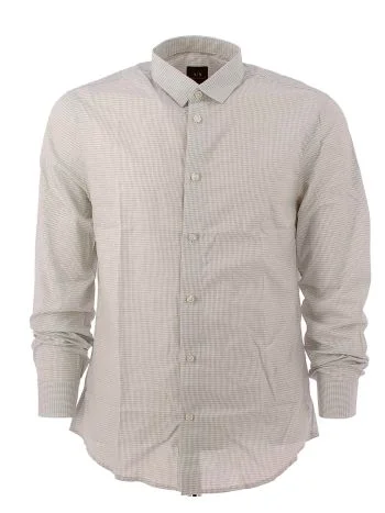 A|X Armani Exchange Uomo Camicia Manica Lunga