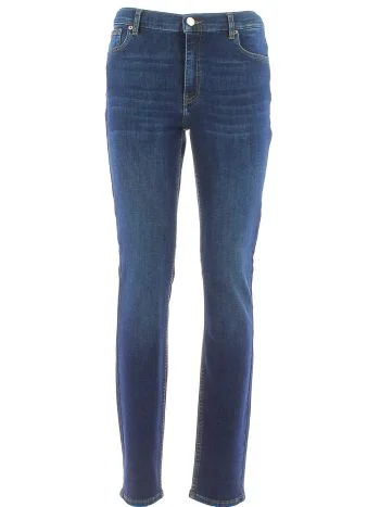 Trussardi Donna Pantalone Jeans 105 Stone Wash Blu