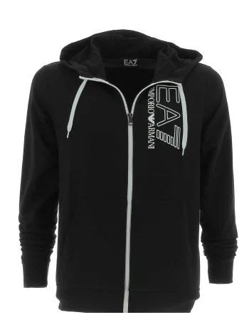 EA7 Emporio Armani Uomo Felpa Cappuccio Full Zip