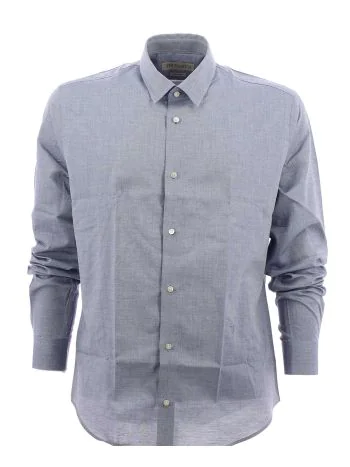 Trussardi Camicia Manica Lunga Regular Fit Uomo Tinta Unita