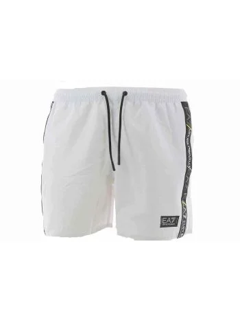 EA7 Emporio Armani Uomo Boxer Mare Con Elastico Con Tape Logato EA7 Tinta Unita