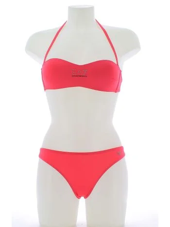EA7 Emporio Armani Donna Costume Brasiliana Due Pezzi Con Fascia Imbottita