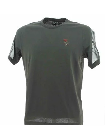 EA7 Emporio Armani Uomo T Shirt Manica Corta Giro Collo Tinta Unita