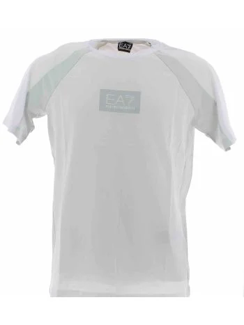 EA7 Emporio Armani Uomo T Shirt Manica Corta Giro Collo Bicolore