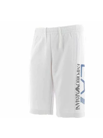 EA7 Emporio Armani Uomo Bermuda In Felpa Garzata Tinta Unita
