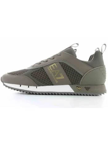 EA7 Emporio Armani Uomo Scarpe Running Verde/Oro/Bianca
