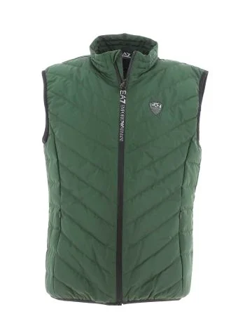 EA7 Emporio Armani Uomo Giacca Gile In Piuma Tinta Unita