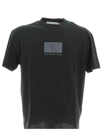 Calvin Klein Uomo T Shirt Manica Corta Giro Collo Logo CK Ricamato