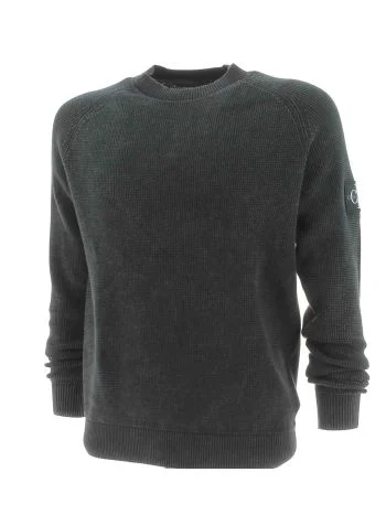 Calvin Klein Uomo Maglia Cotone Giro Collo Tinta Unita