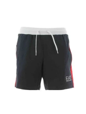 EA7 Emporio Armani Uomo Bermuda Felpa Garzata Con Tasche Zip